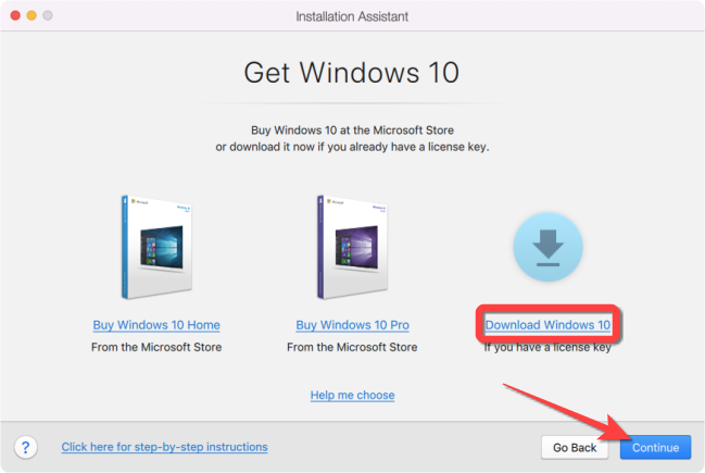 download windows for a mac